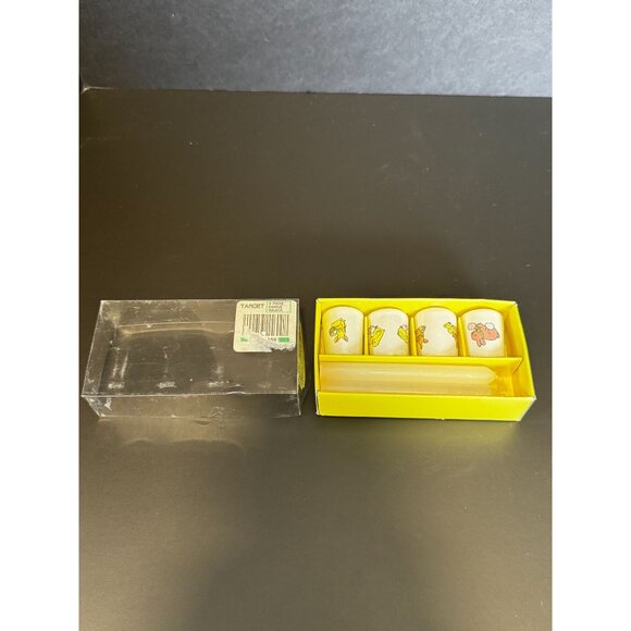 Vintage Target Mini Easter Taper Candles W/ Ceramic Holders Featuring Bunnies & - Picture 3 of 13